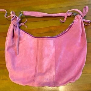 Pink Suede Miu Miu Bag